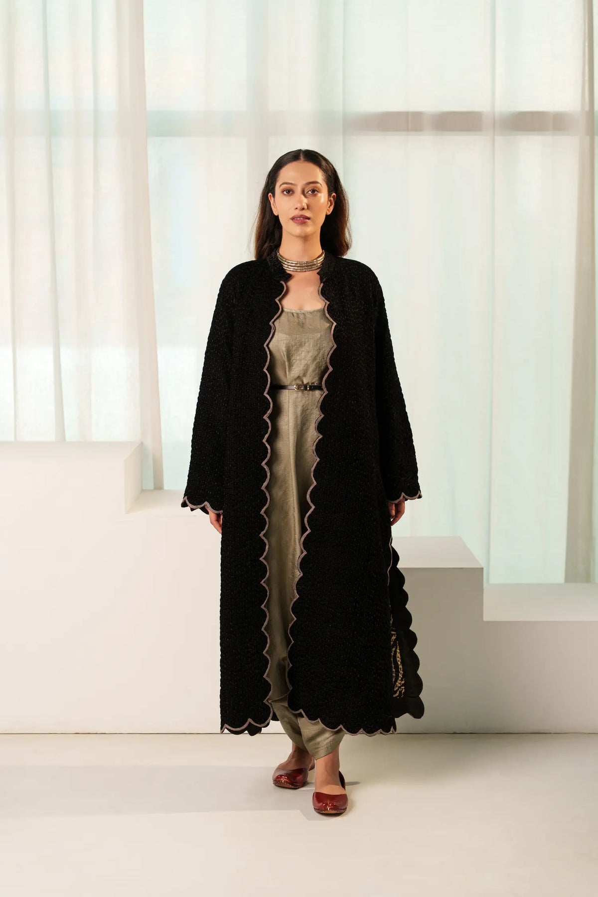 Rose Coat - Silk Velvet