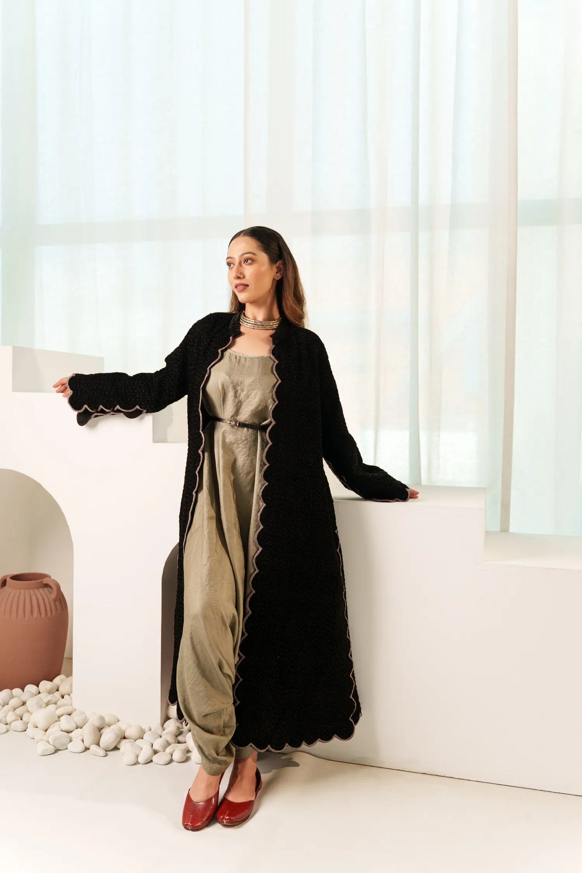 Rose Coat - Silk Velvet