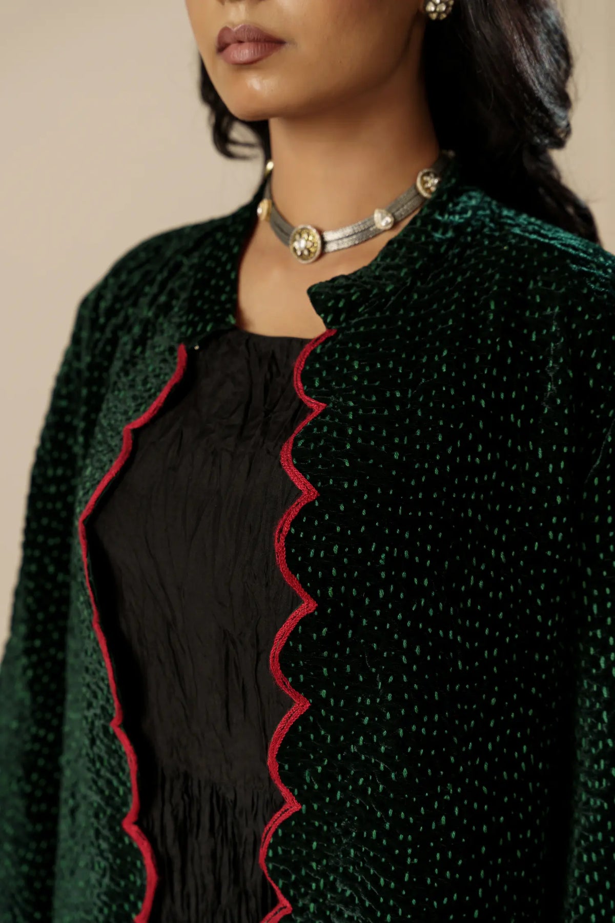 Rose Coat - Silk Velvet
