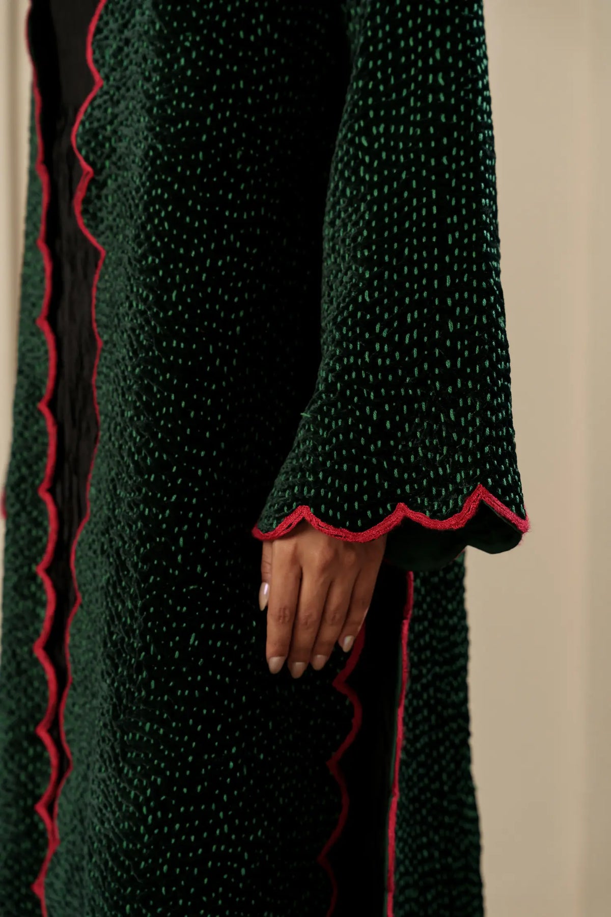 Rose Coat - Silk Velvet