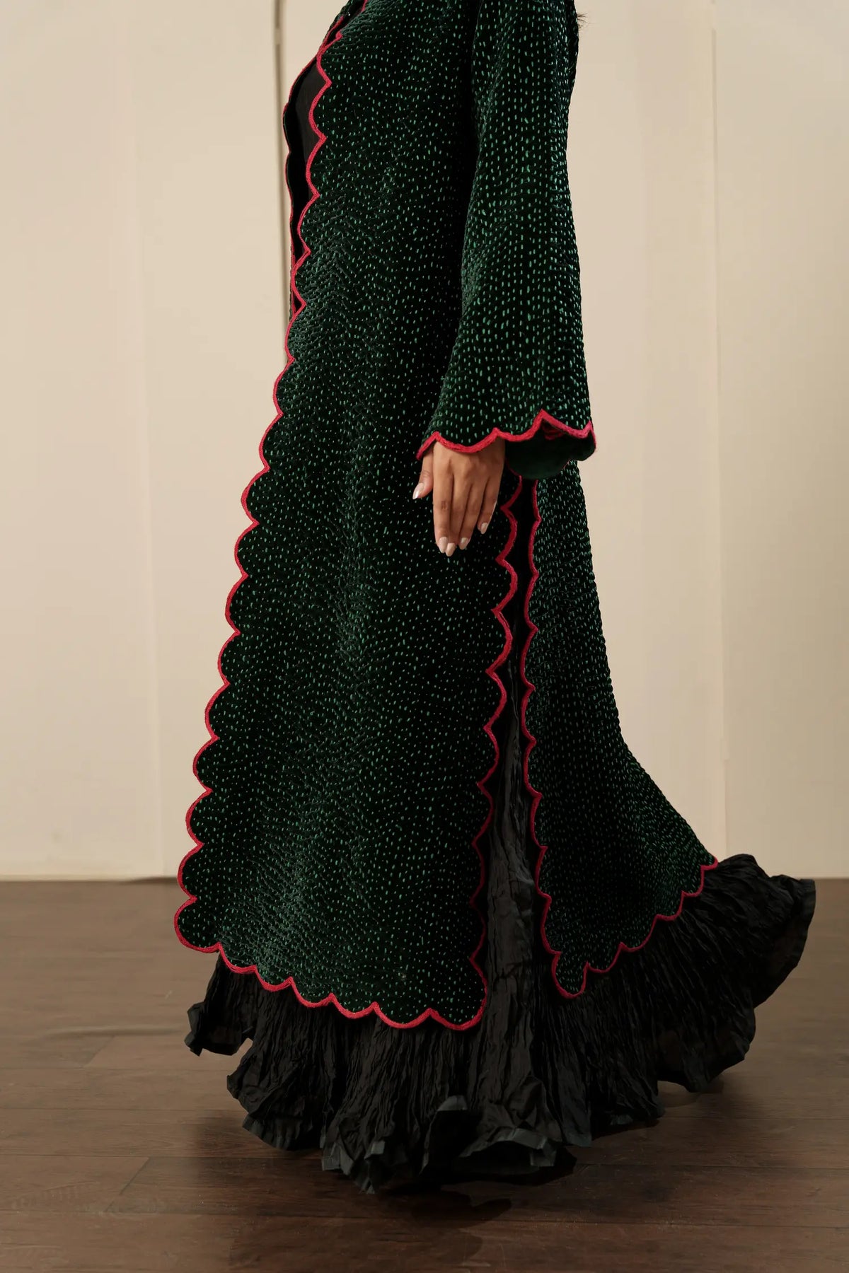 Rose Coat - Silk Velvet