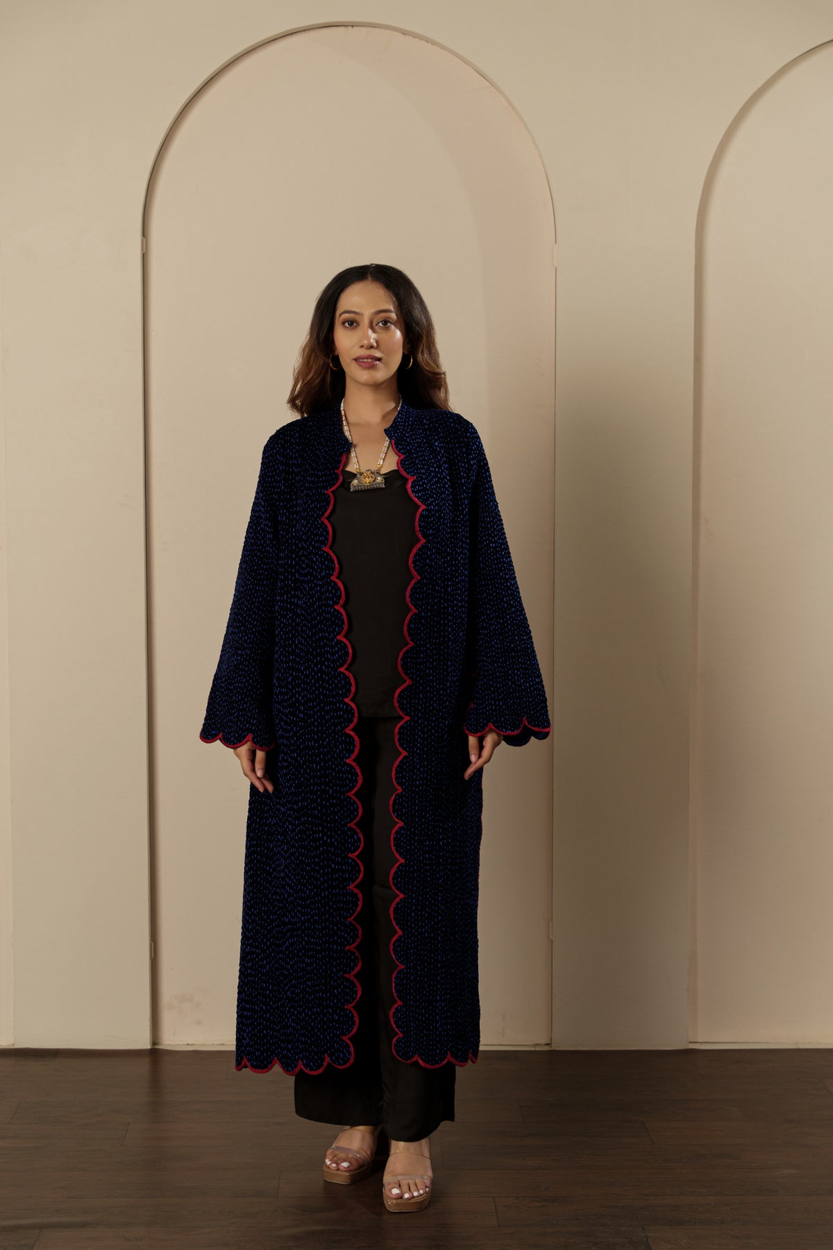 Rose Coat - Silk Velvet