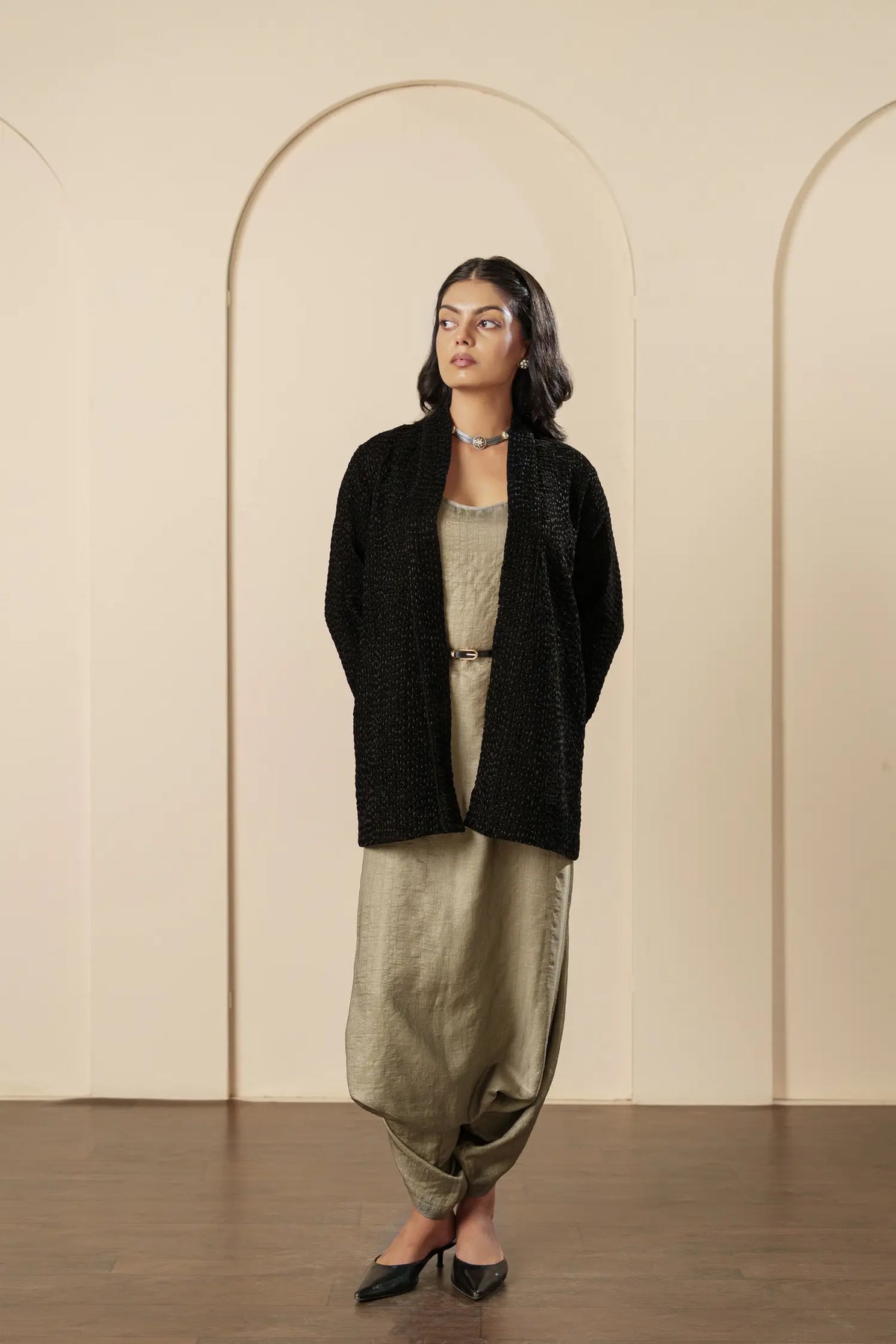 Samode Basmati Jacket - Silk Velvet