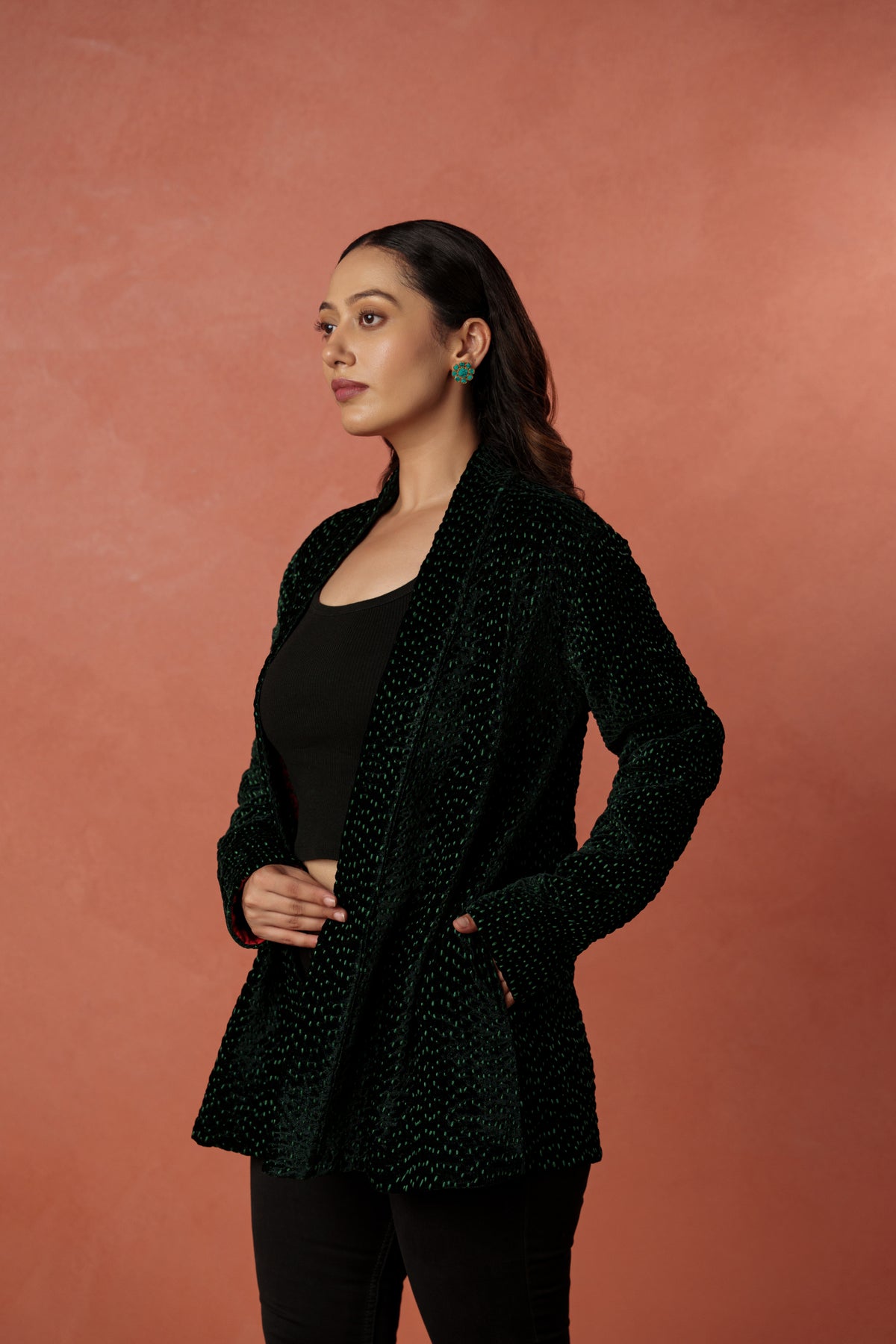 Samode Basmati Jacket - Silk Velvet