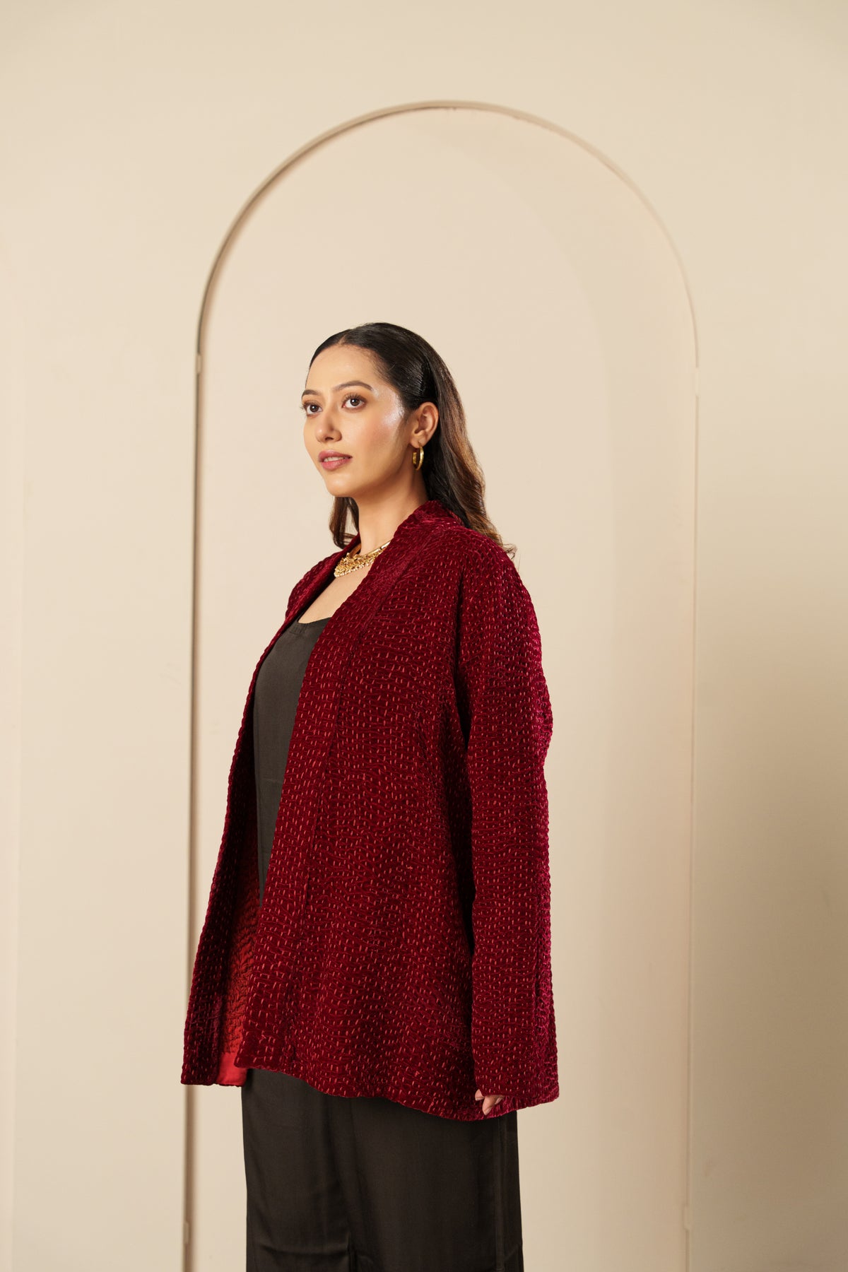 Samode Basmati Jacket - Silk Velvet