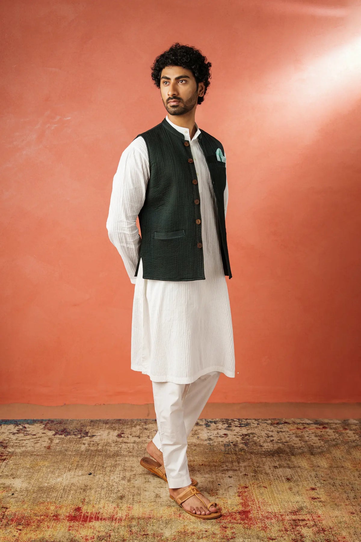 Men's Nehru Vest - Modal Satin