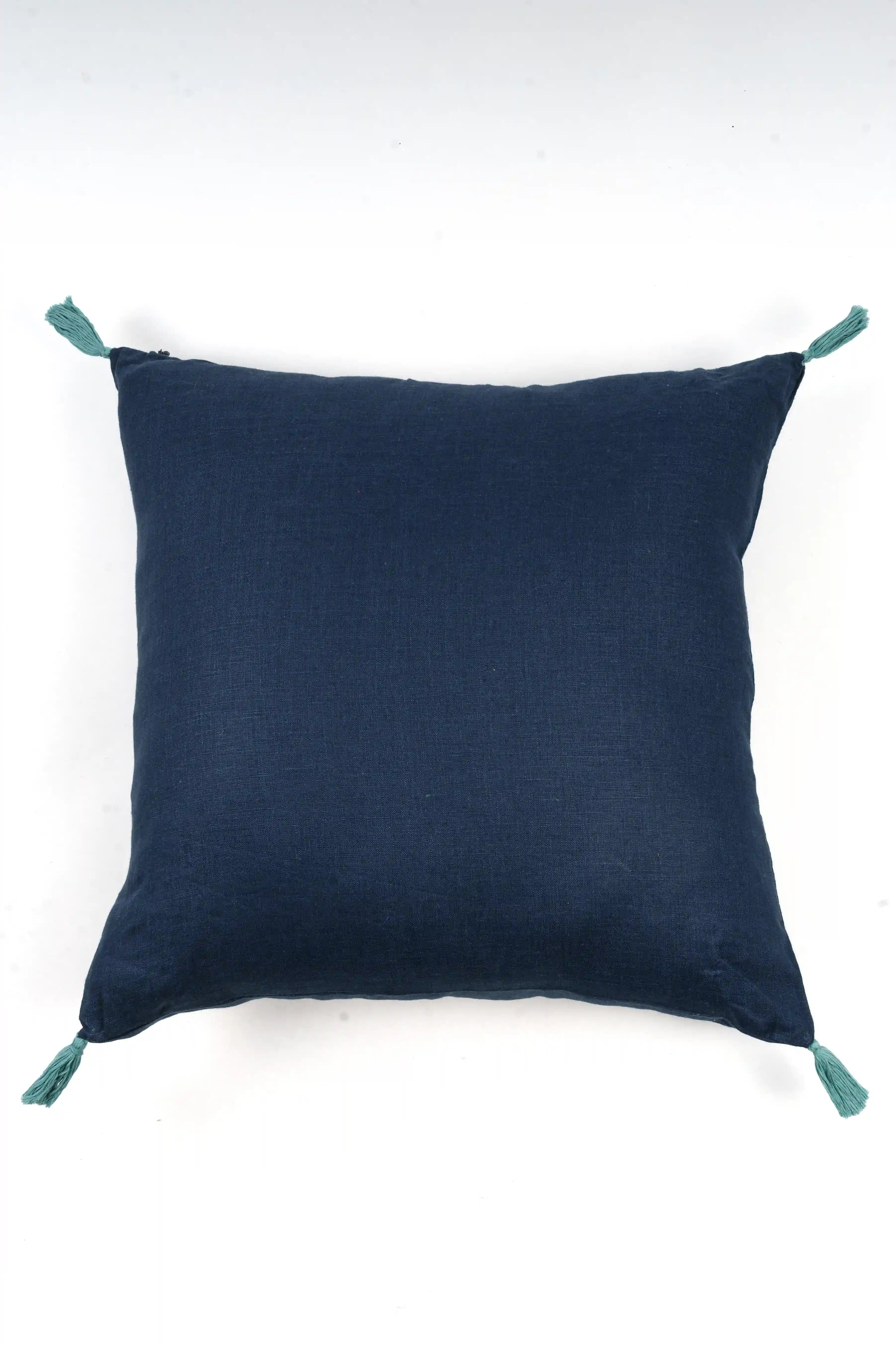Linen Cushion Cover - Indigo