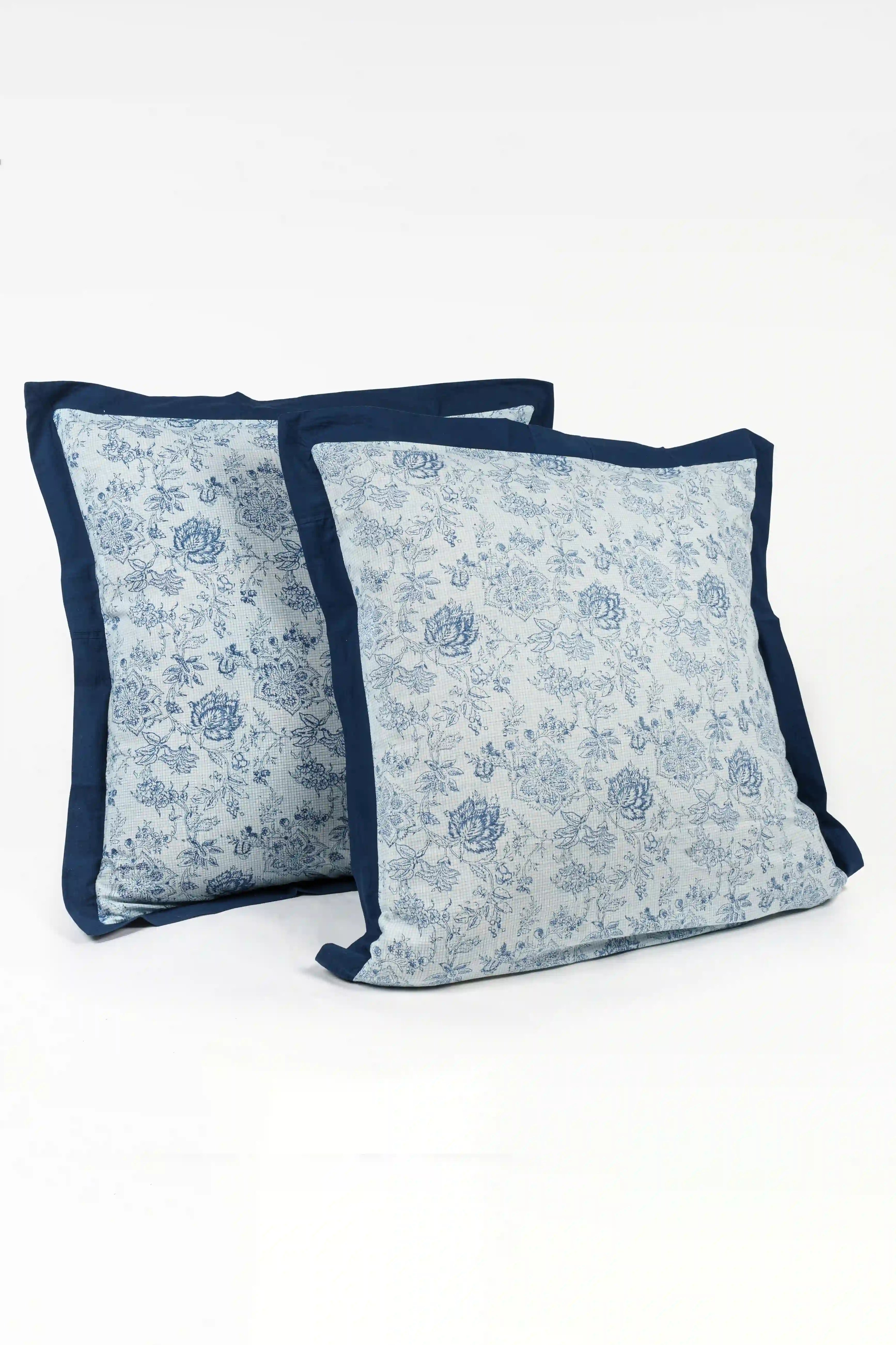 Neel Pushp Cotton Euro Sham - Set of 2