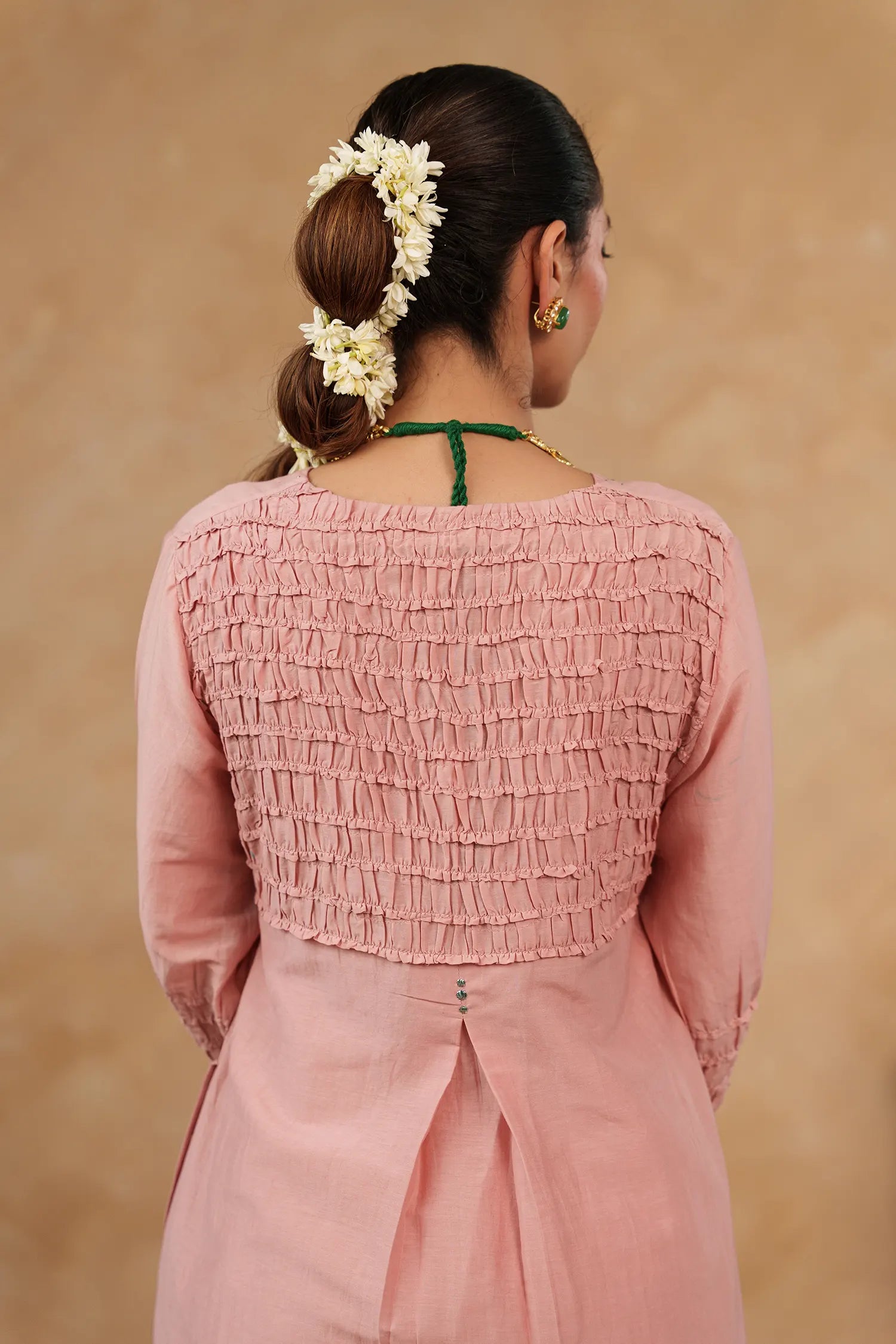 Gulnar Chanderi Kurta