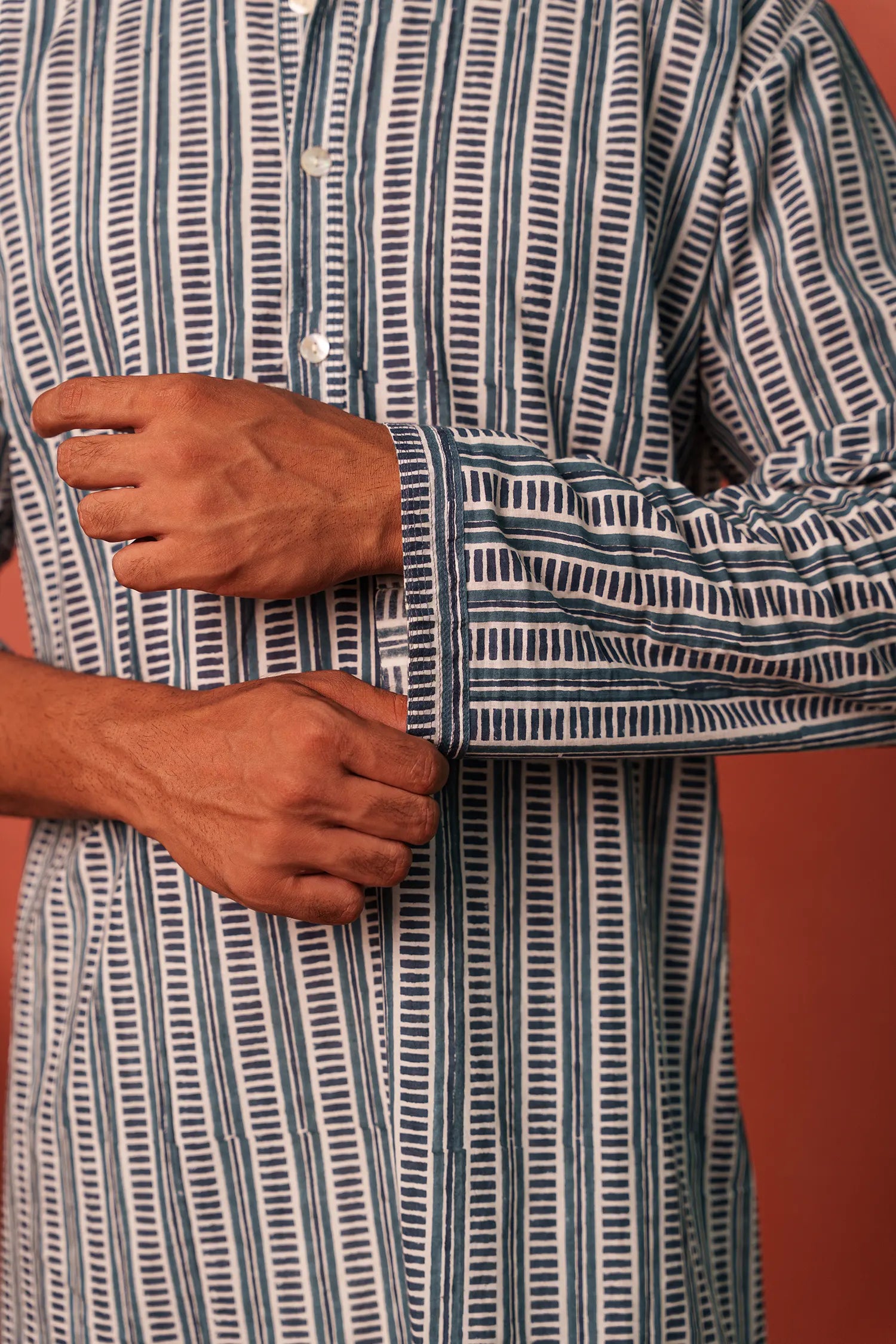 Men's Hanblock Printed Kurta