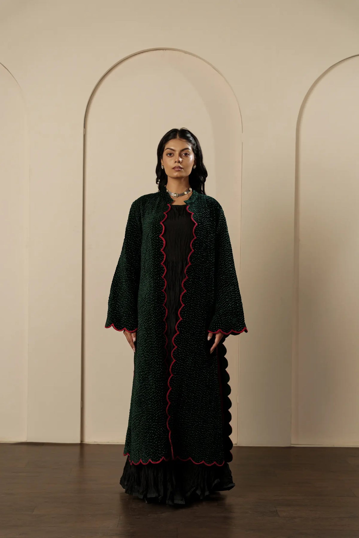 Rose Coat - Silk Velvet