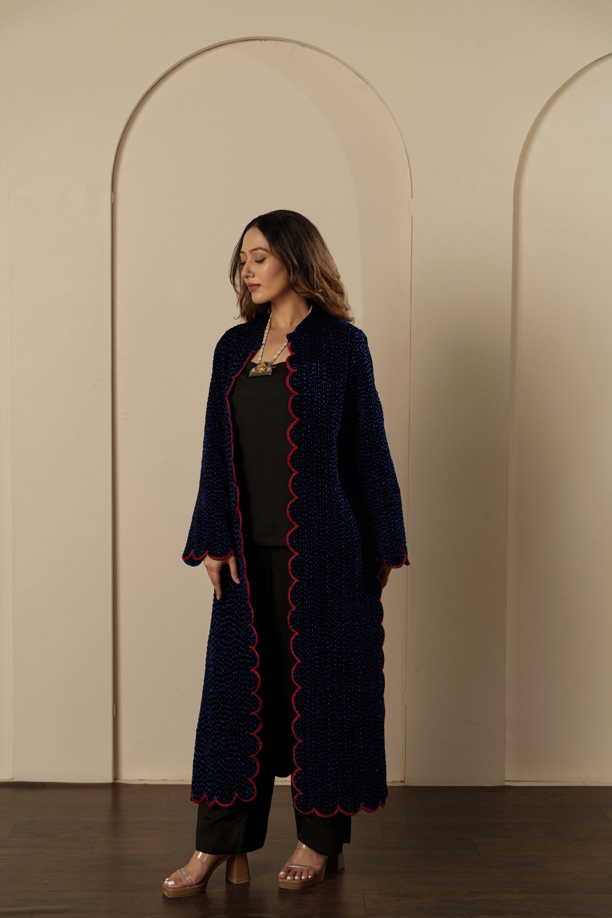 Rose Coat - Silk Velvet