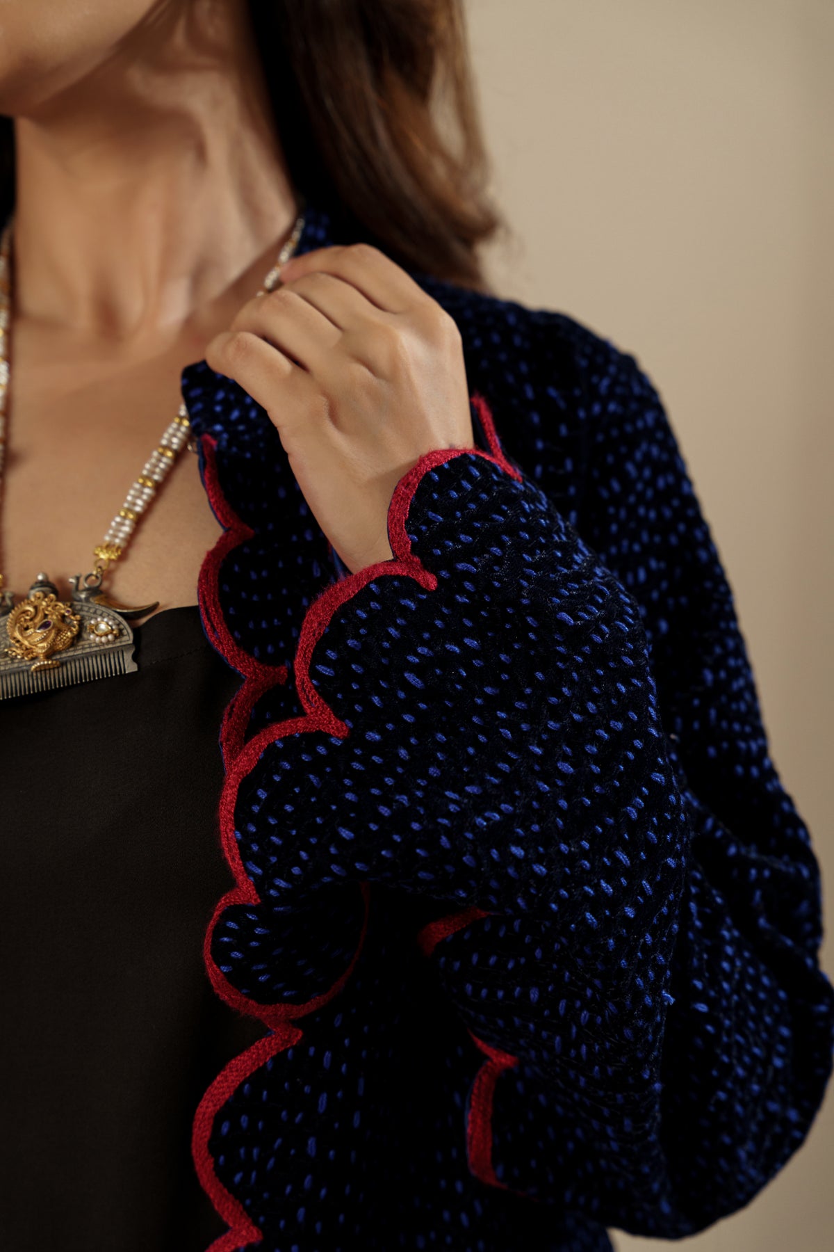 Rose Coat - Silk Velvet