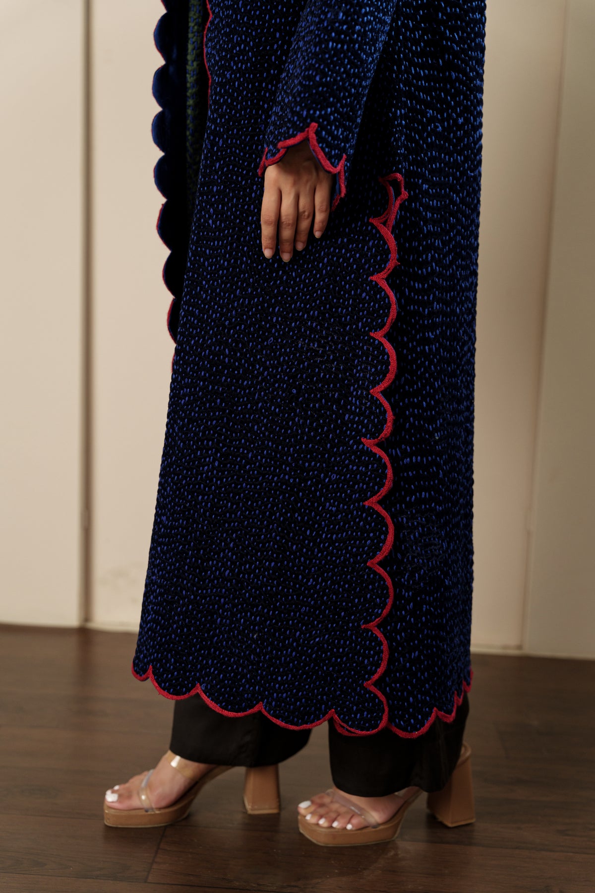 Rose Coat - Silk Velvet