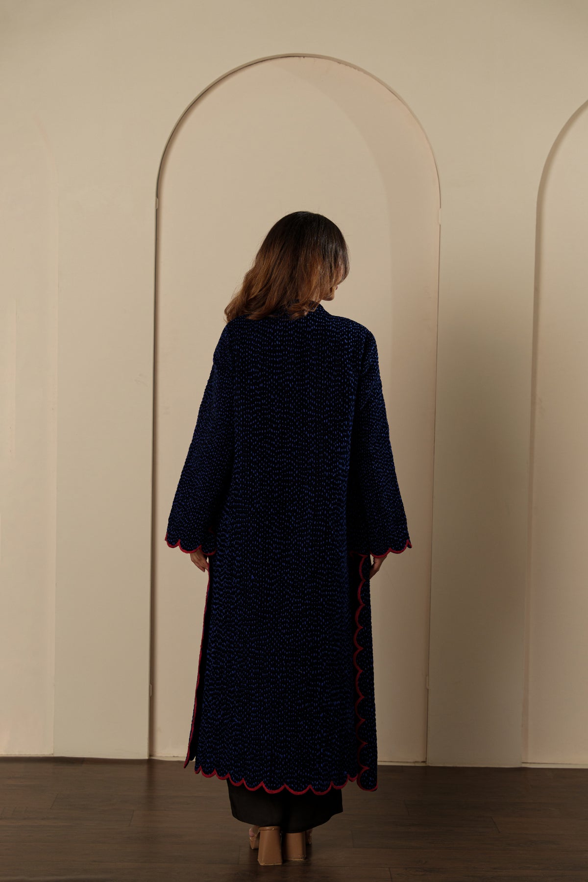 Rose Coat - Silk Velvet