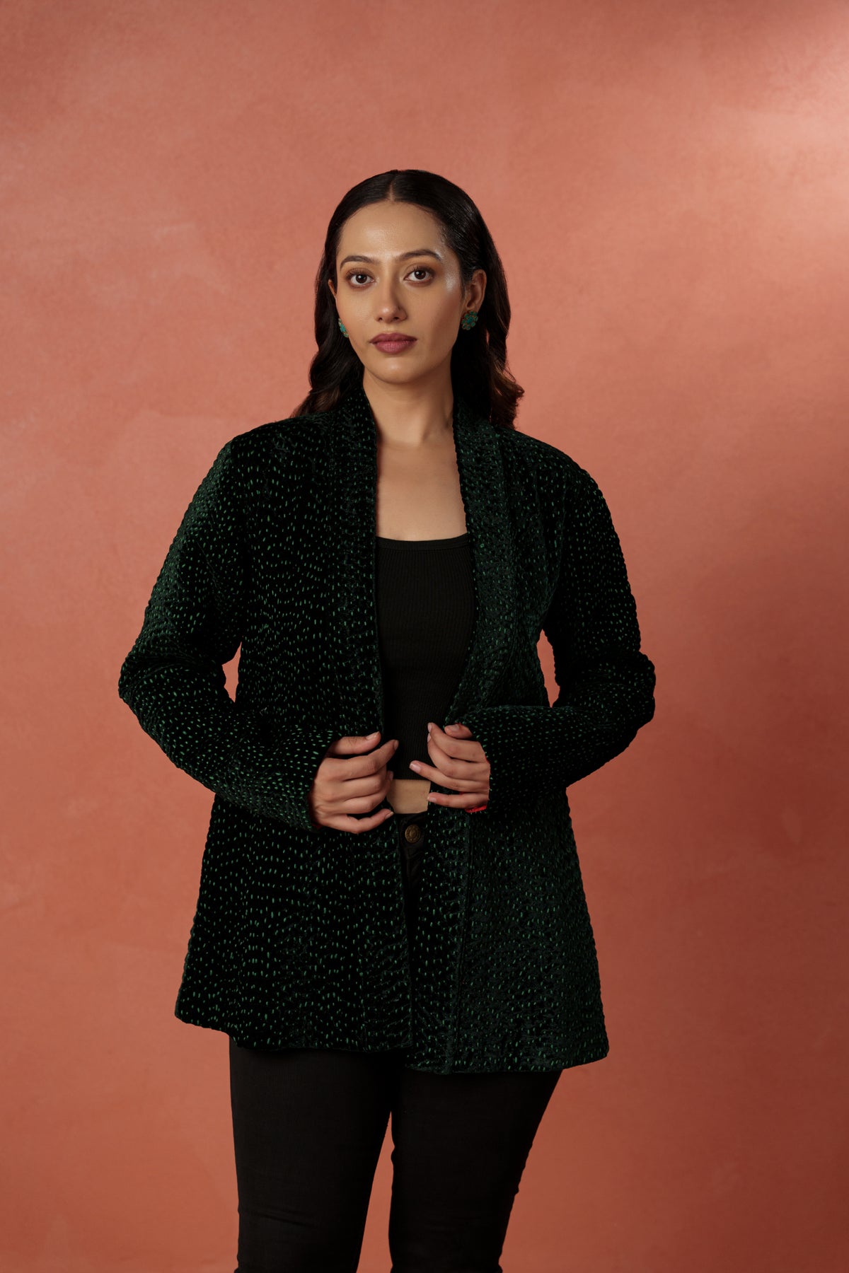 Samode Basmati Jacket - Silk Velvet
