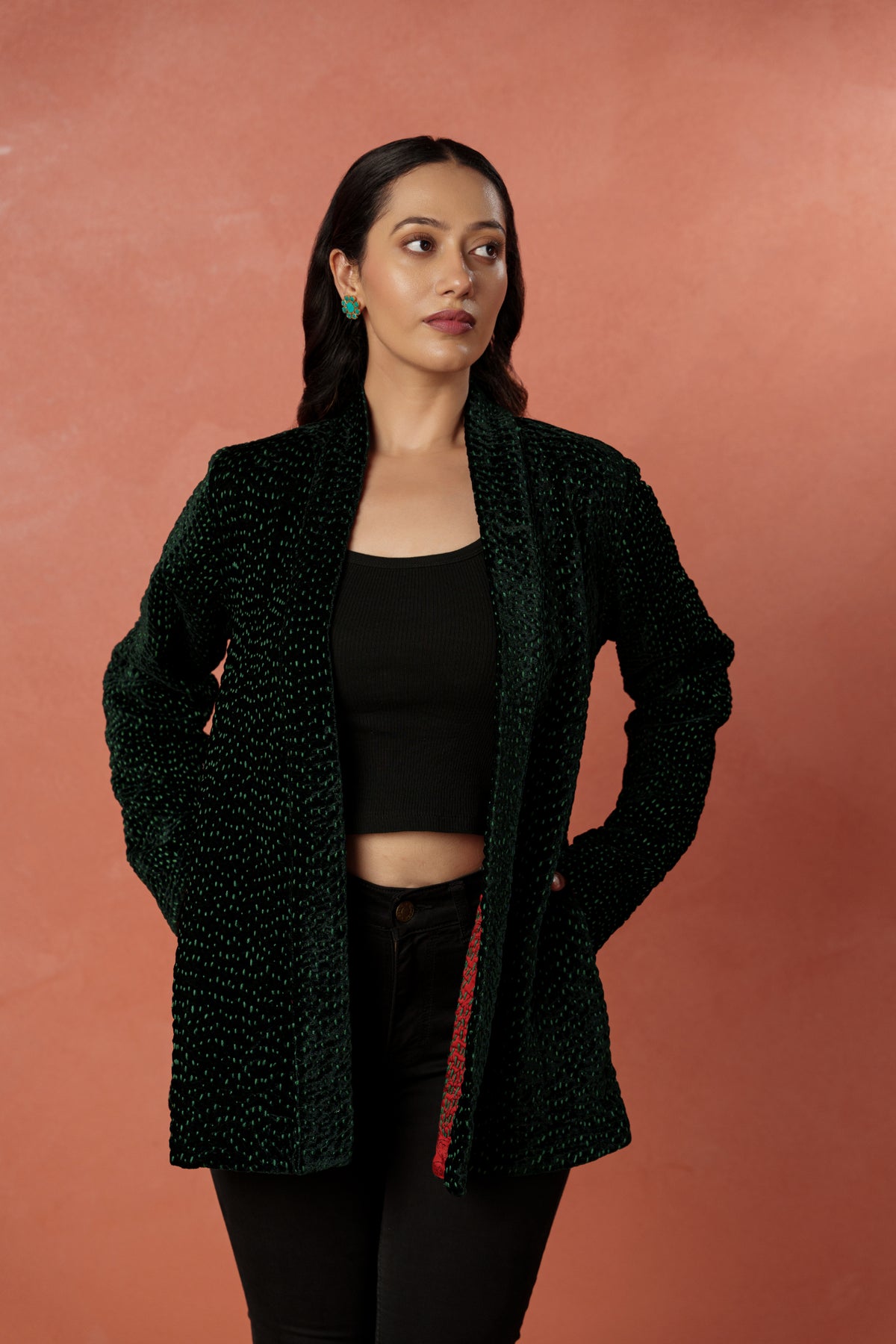 Samode Basmati Jacket - Silk Velvet