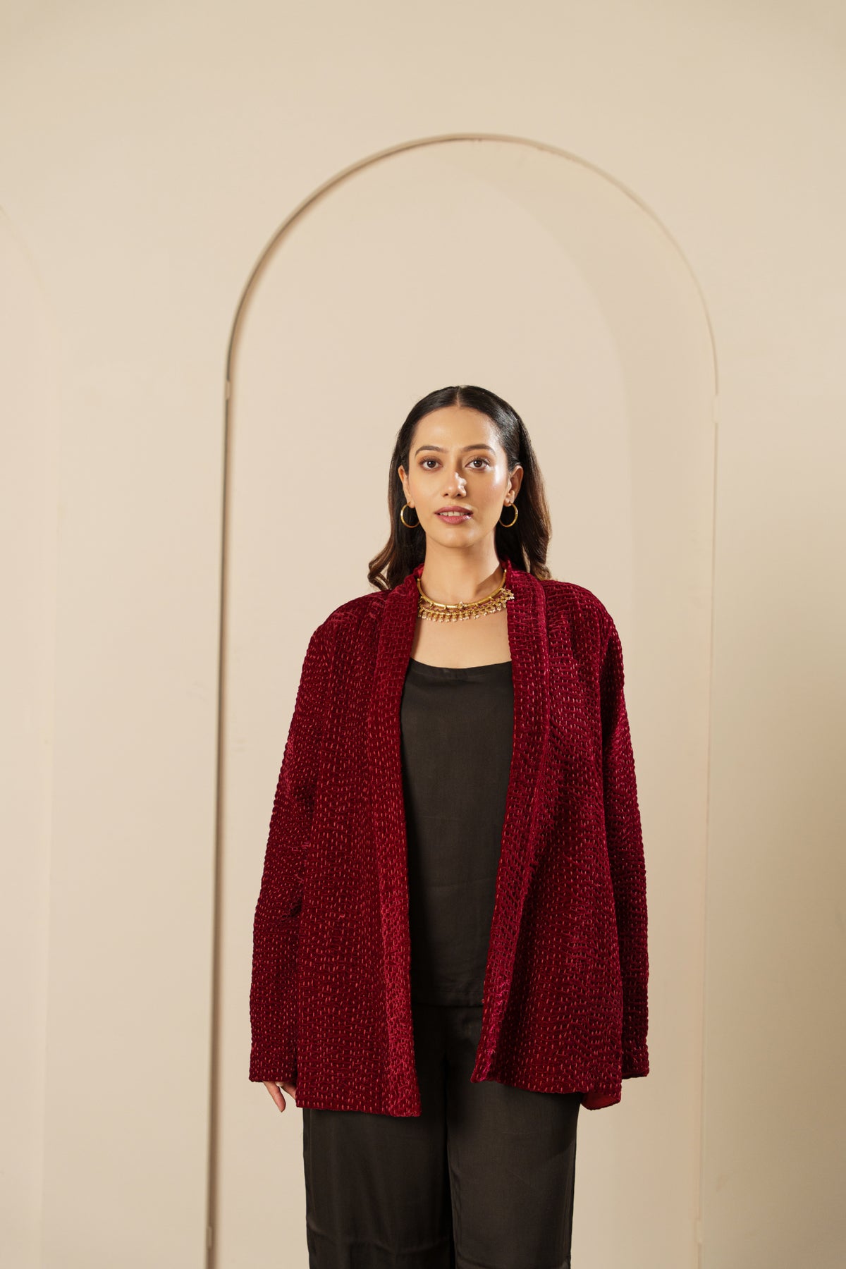 Samode Basmati Jacket - Silk Velvet