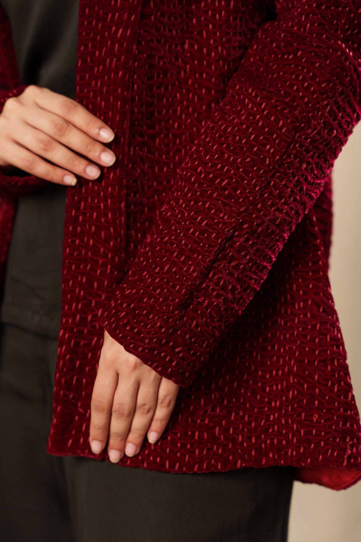 Samode Basmati Jacket - Silk Velvet