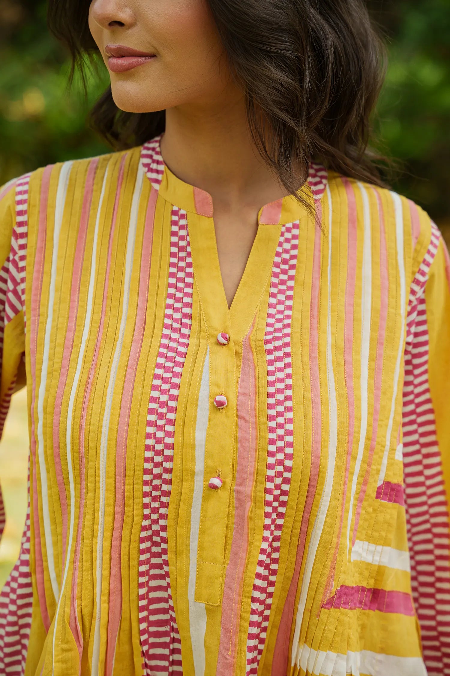 Pintuck Tunic