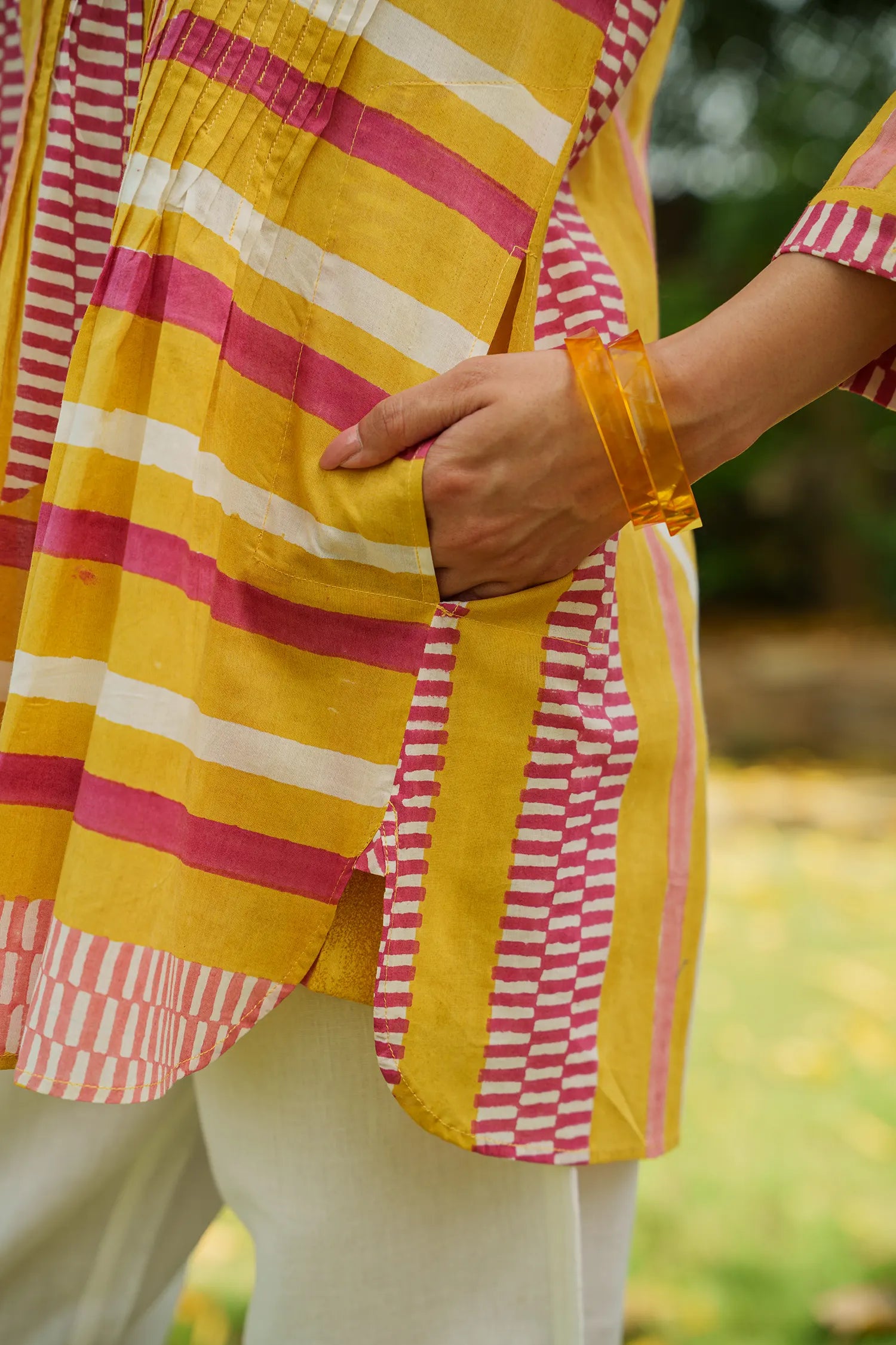 Pintuck Tunic