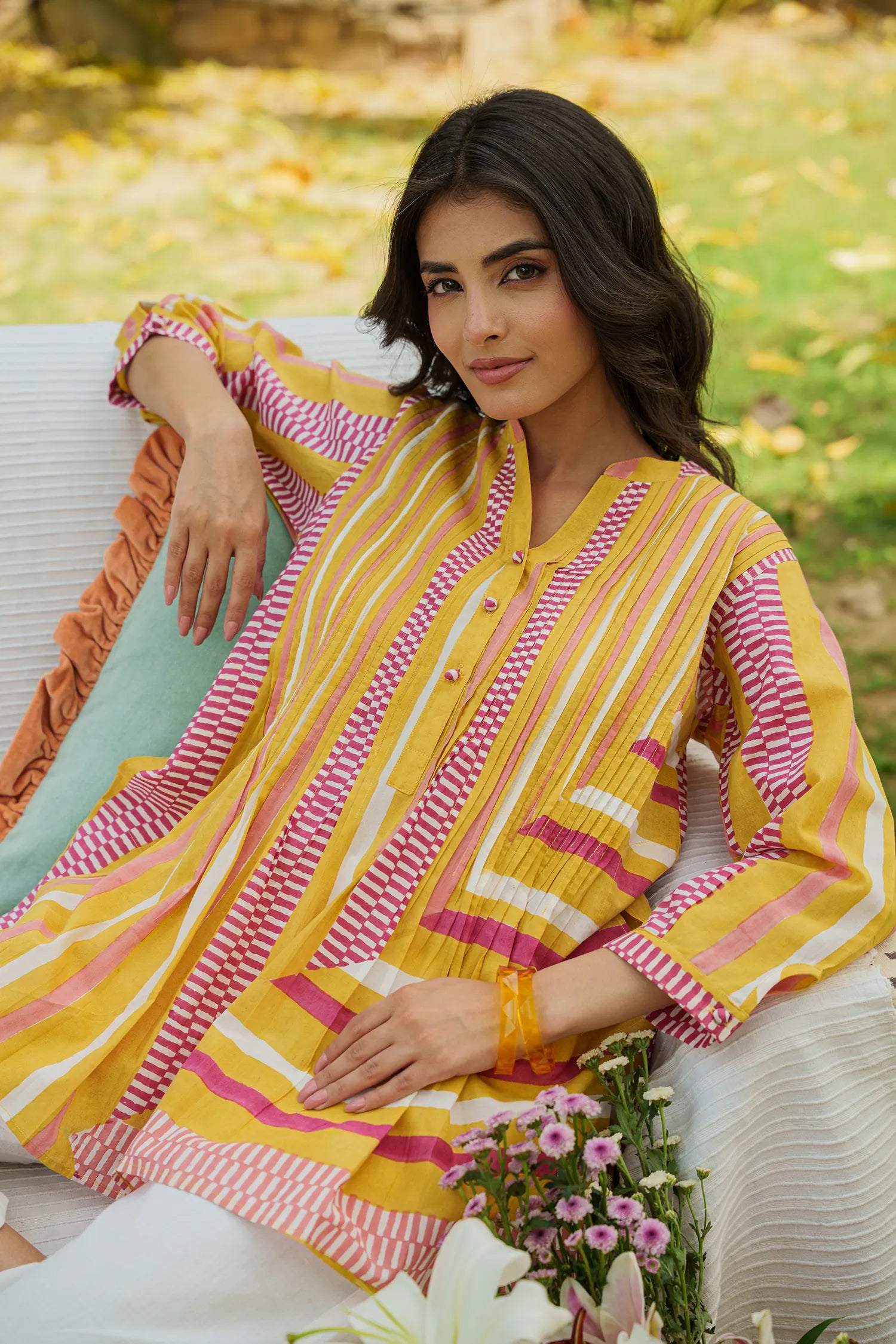 Pintuck Tunic