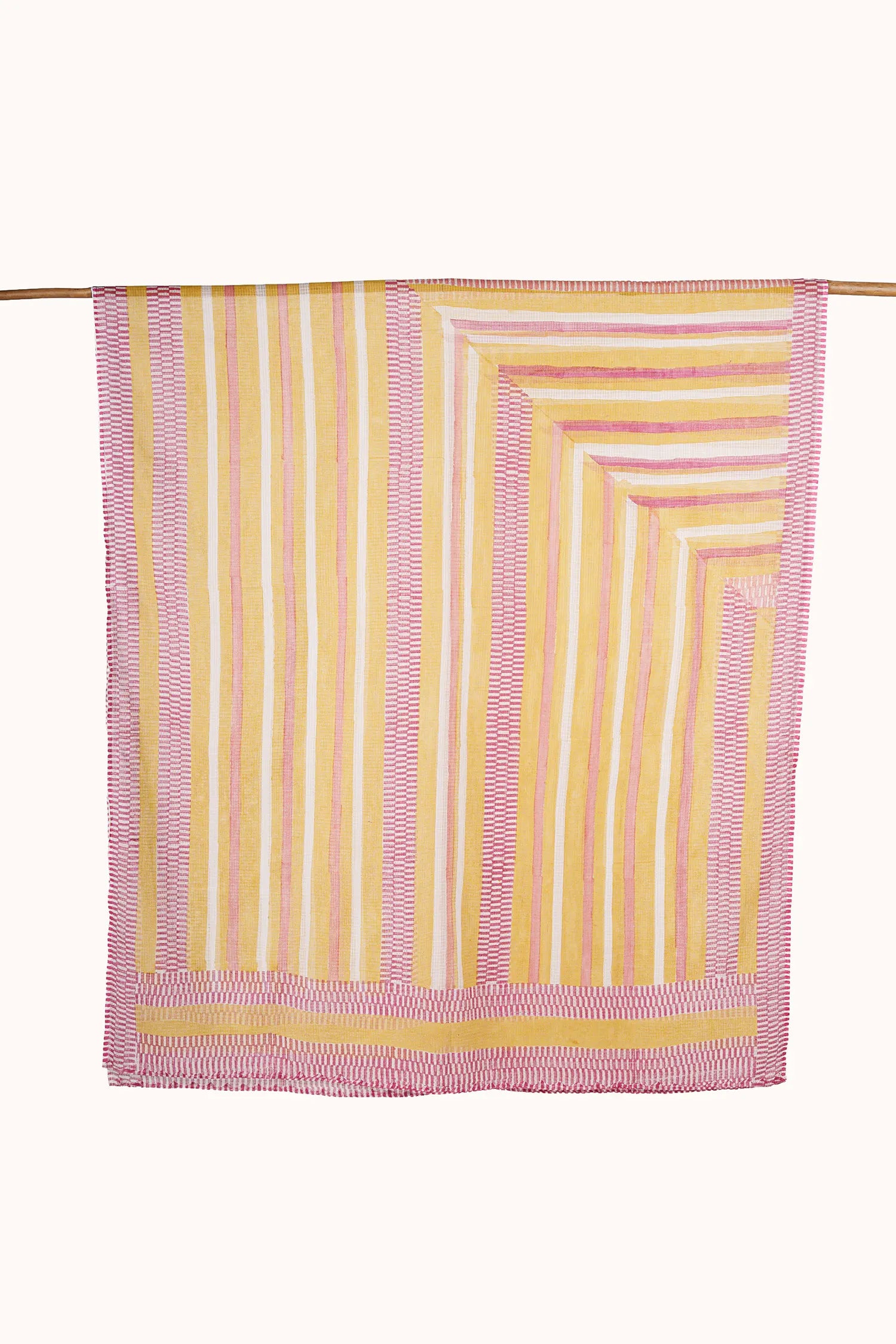Handblock Printed Kota Doriya Dupatta