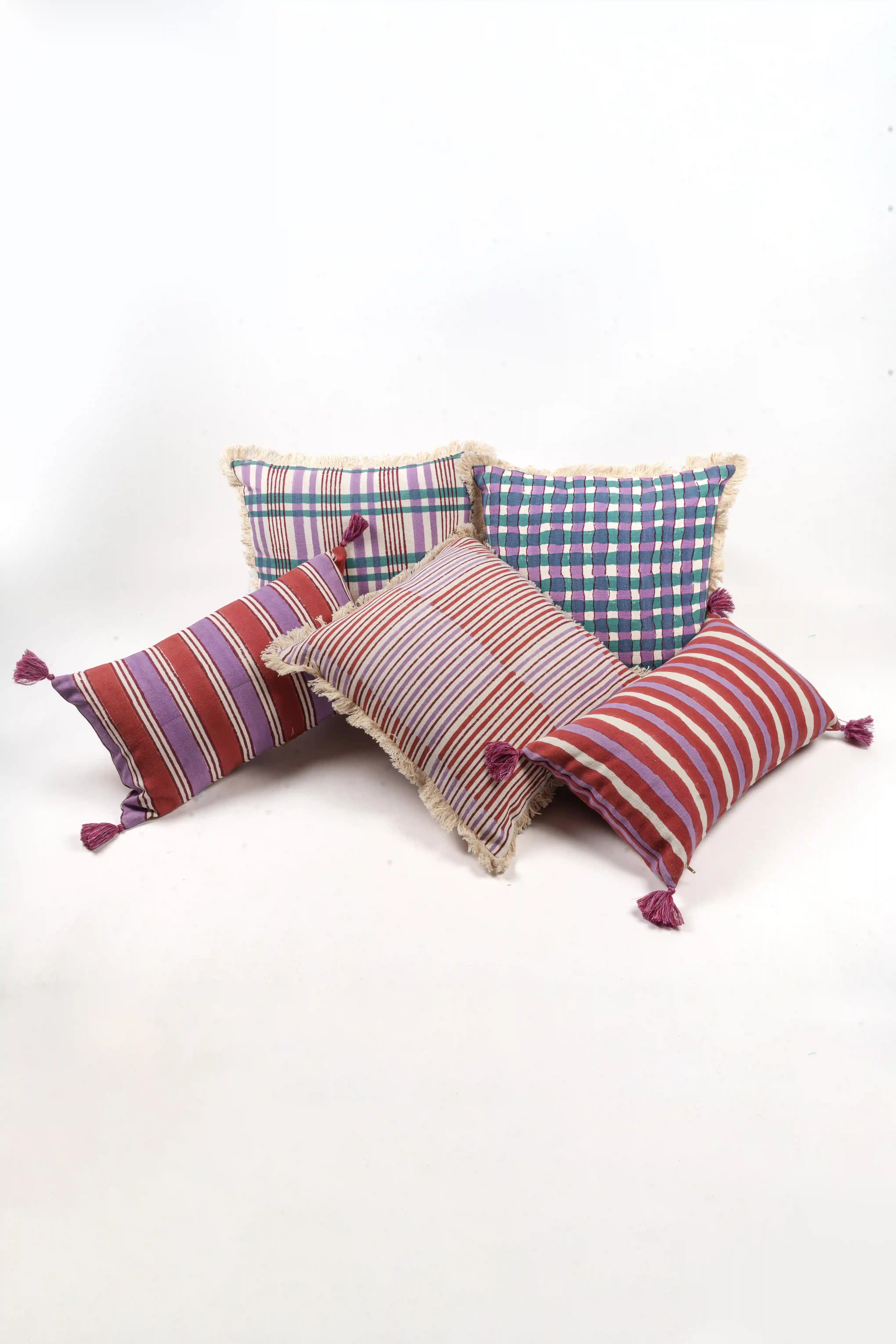 Marlo Plaid Cushion Cover