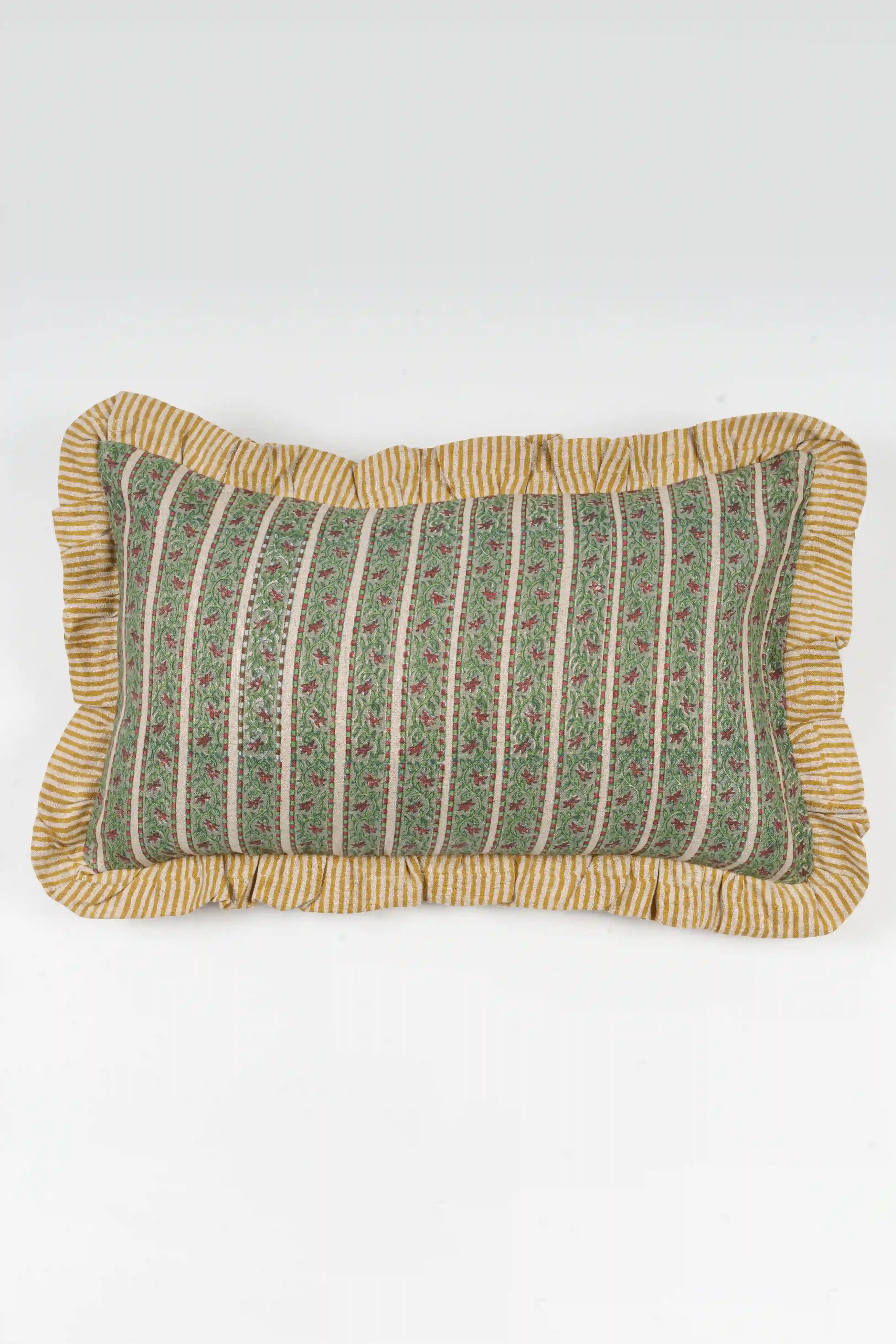 Bageecha Fringe Cushion Cover