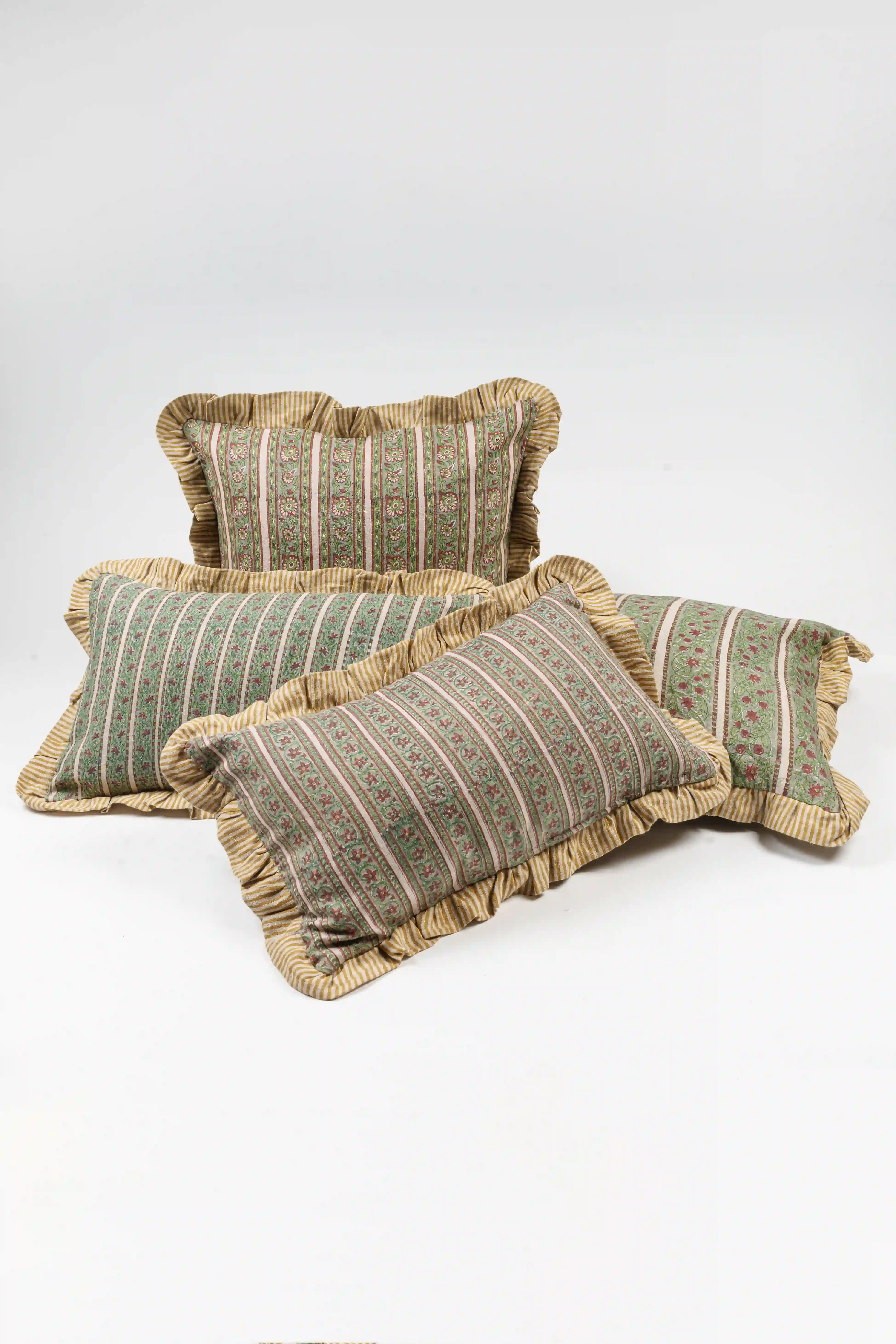 Bageecha Fern Cushion Cover