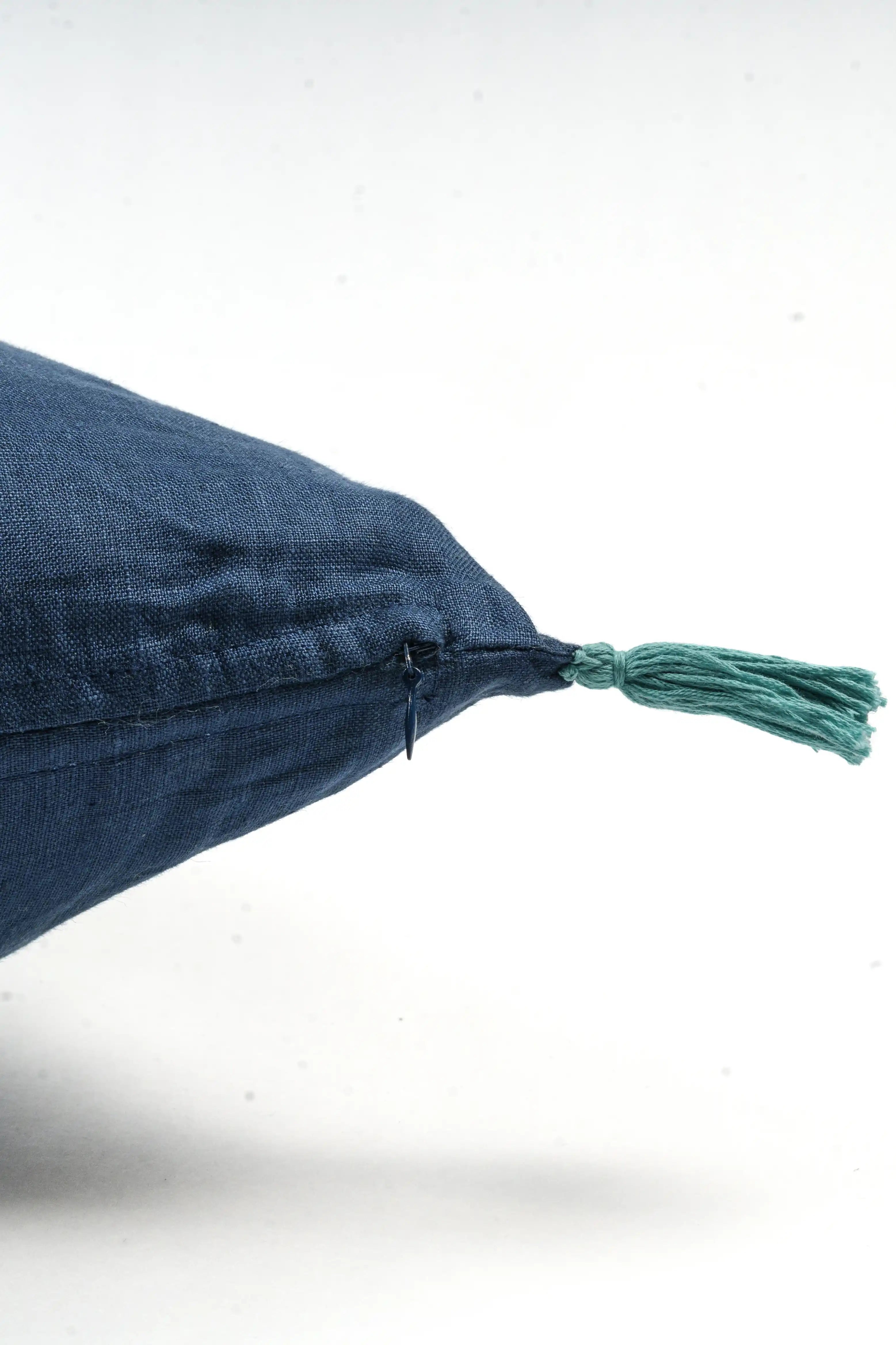 Linen Cushion Cover - Indigo