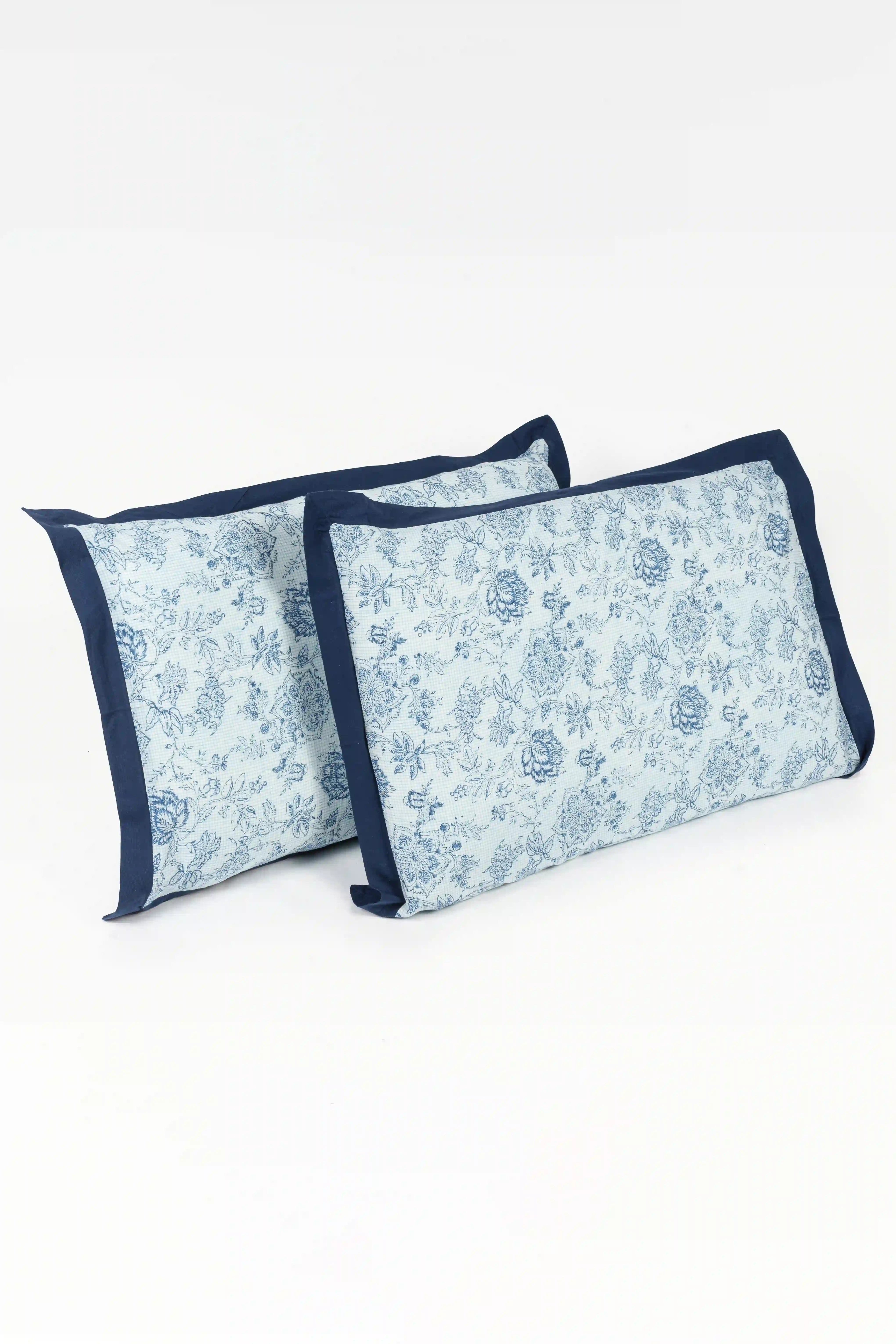 Neel Pushp Cotton Pillow Cover – Set of 2