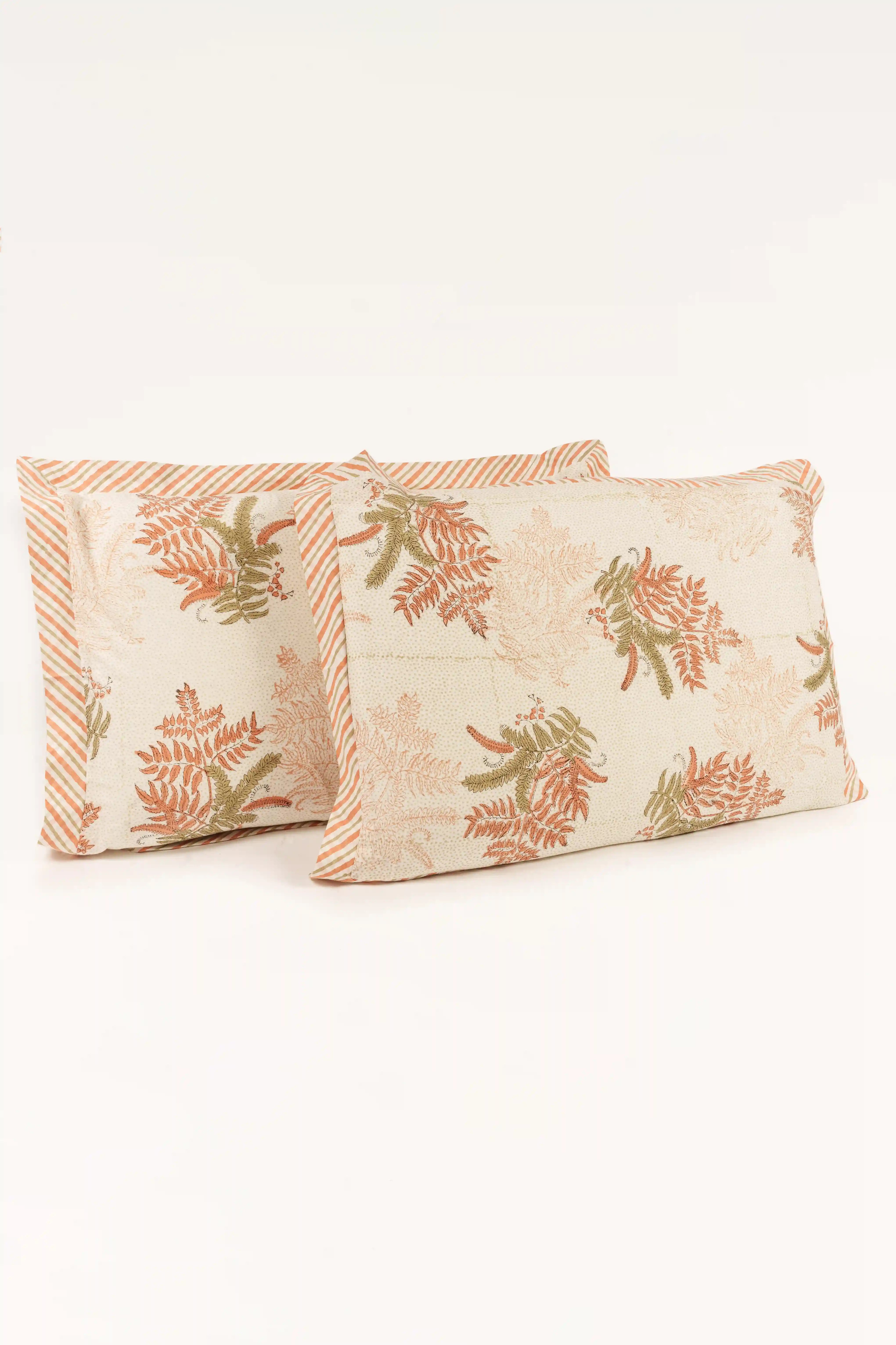 Chinar Cotton Pillow Cover - Set of 2