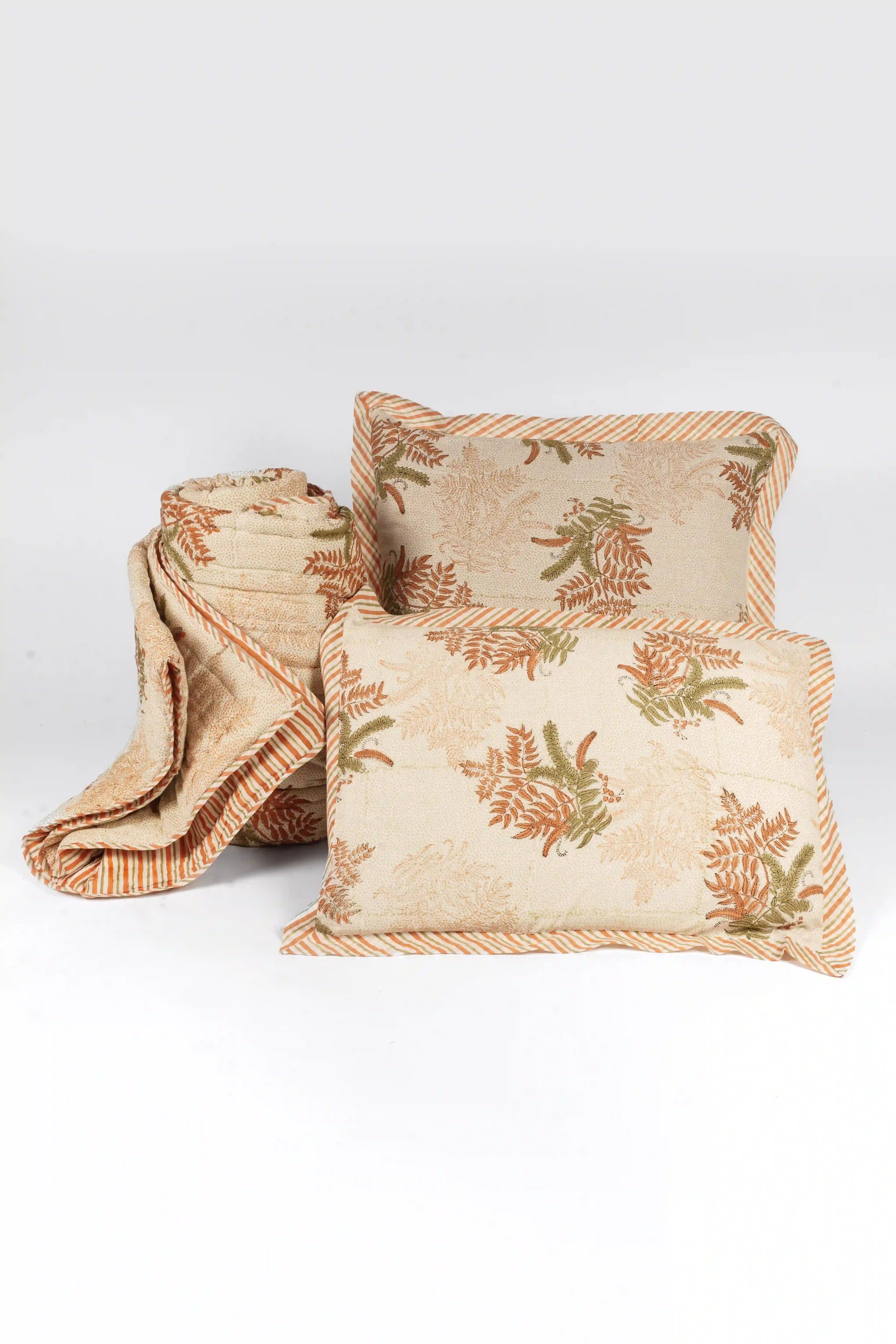 Chinar Cotton Pillow Cover - Set of 2