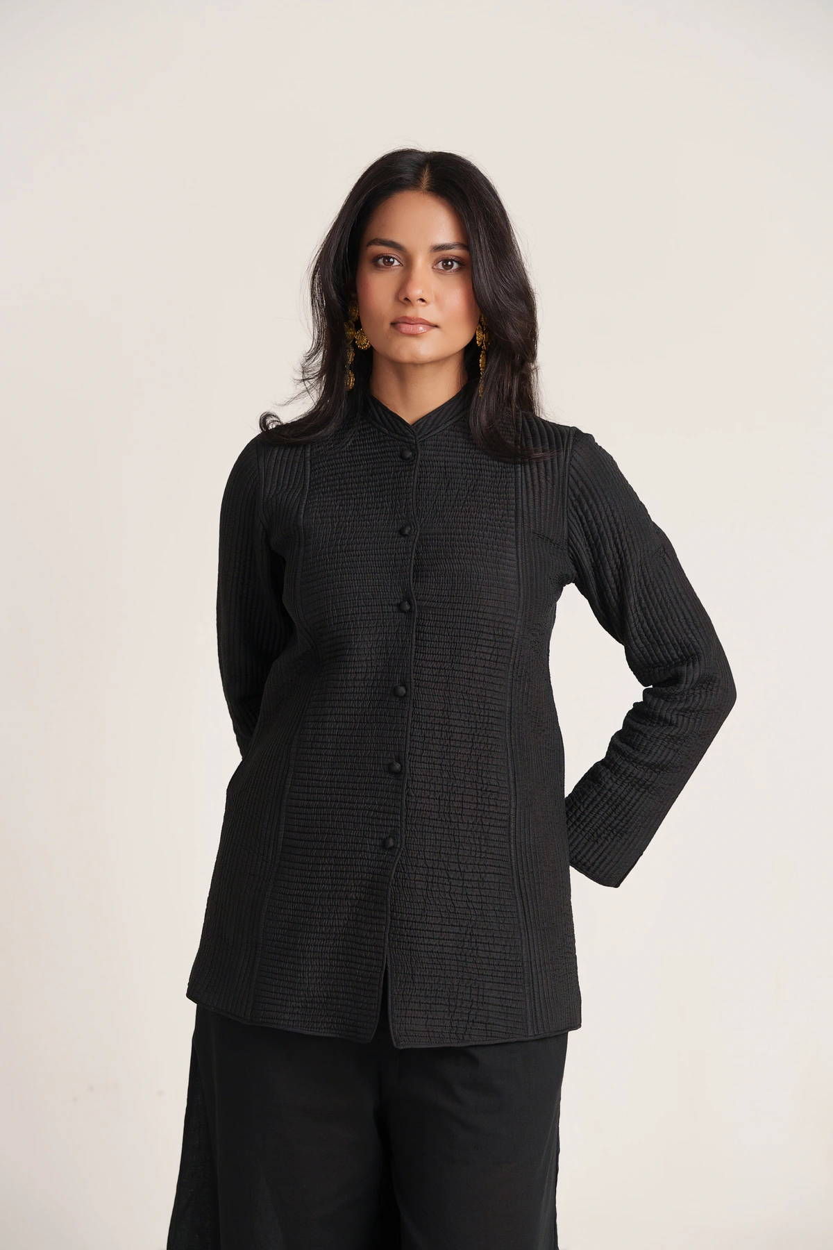 Silk Straight Medium Jacket