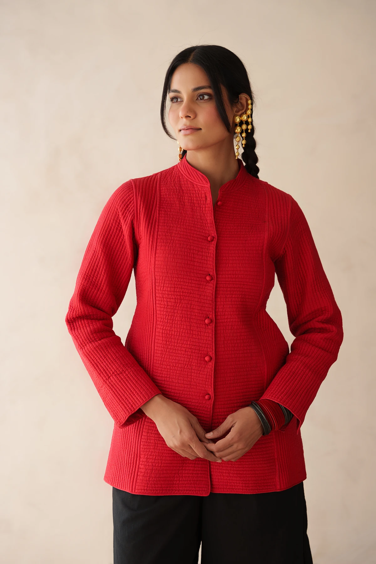 Silk Straight Medium Jacket